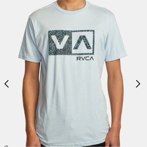 NWT RVCA Men’s Light Blue Balance Box Tee